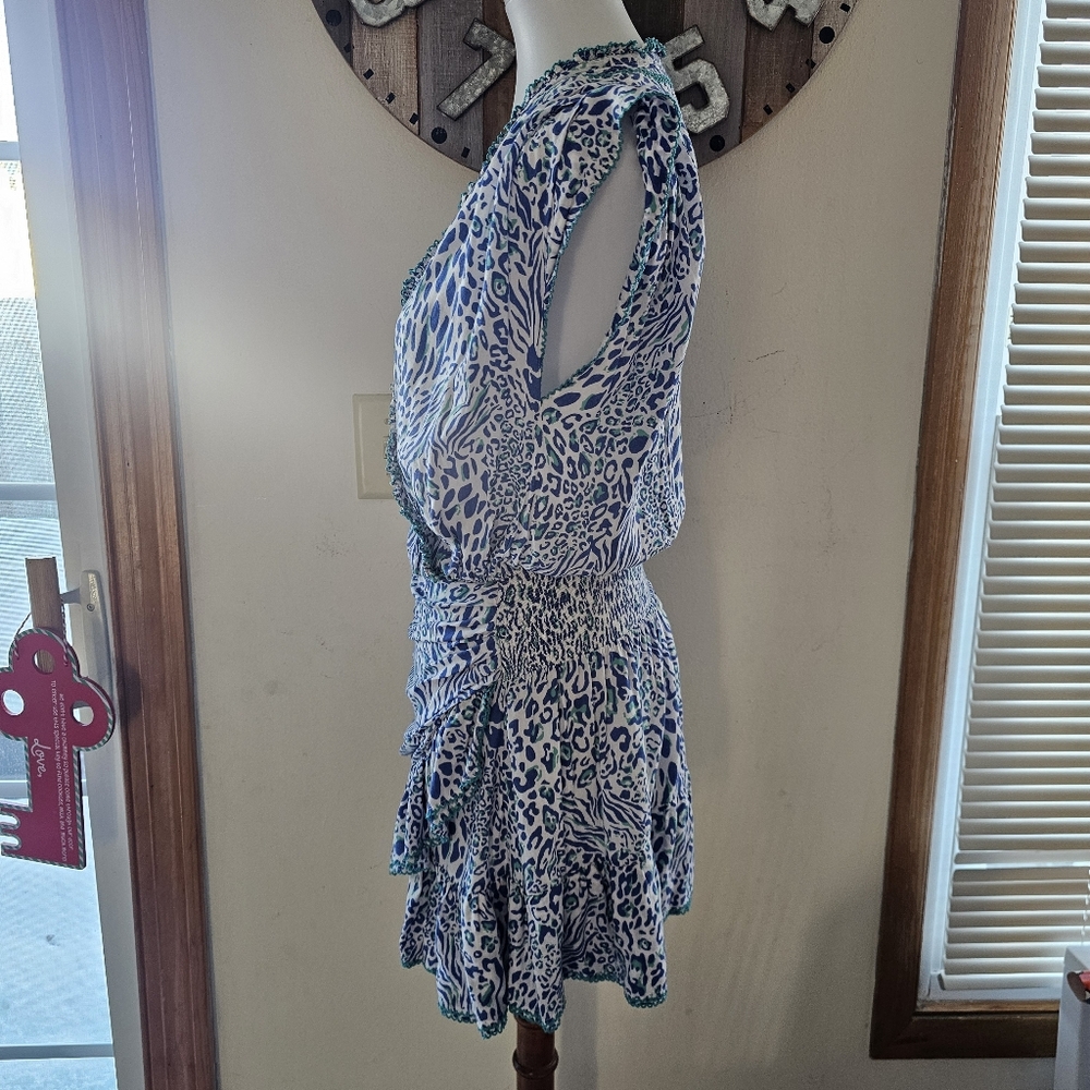 Poupette St. Barth Small V Neck Estelle Mini Dress - Picture 8 of 11